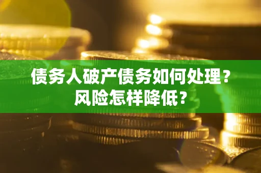 北京债务人破产债务如何处理？风险怎样降低？